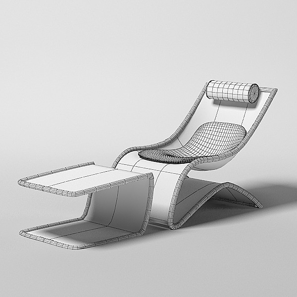 max chaise lounge wire - chaise lounge wire outdoor pool terrace by shop3ds